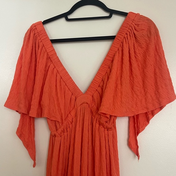 Free People Dresses & Skirts - Free People Orange Maxi Dress